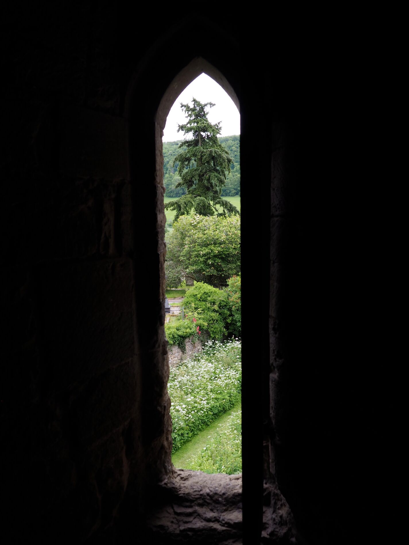 Peek-a-boo! (Stokesay Castle, Shropshire, UK) / Juni 2016